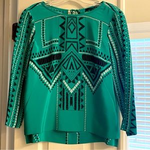 100% Silk Tibi Blouse - Size 6